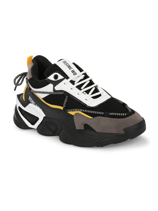 Black Flexible Leather Shoes