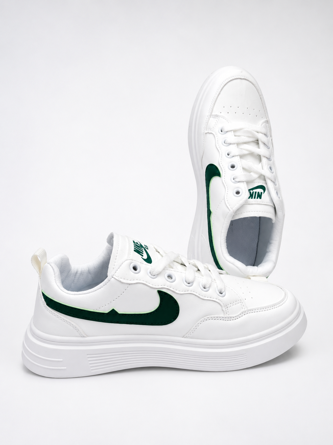 Nike SB Dunk Low Platform 'Pine Green' — Vintage Casual Streetwear Shoes