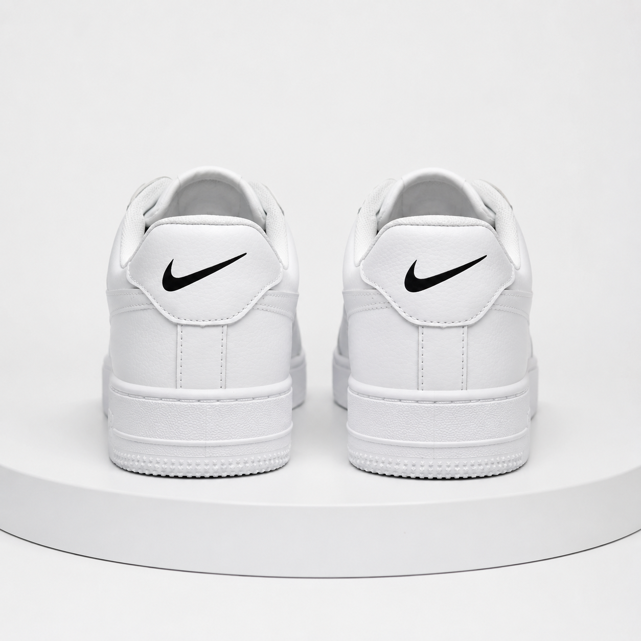 Nike Air Force 1 Low 'Custom Crafted' — Limited Edition Triple White Sneakers