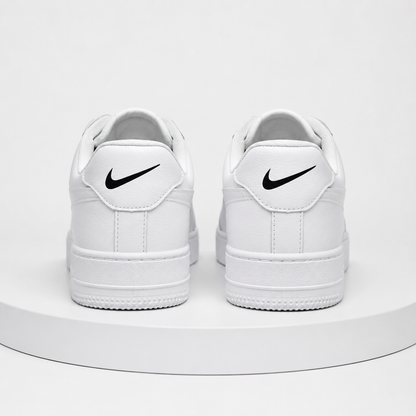 Nike Air Force 1 Low 'Custom Crafted' — Limited Edition Triple White Sneakers