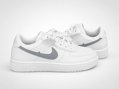 Nike Air Force 1 'Wolf Grey Swoosh' —