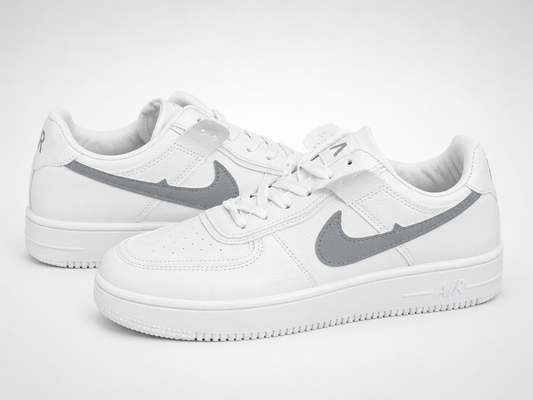 Nike Air Force 1 'Wolf Grey Swoosh' —