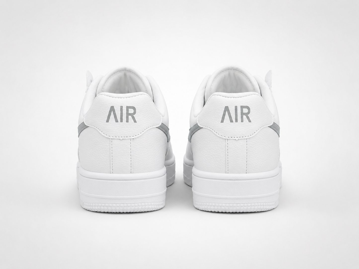 Nike Air Force 1 'Wolf Grey Swoosh' —