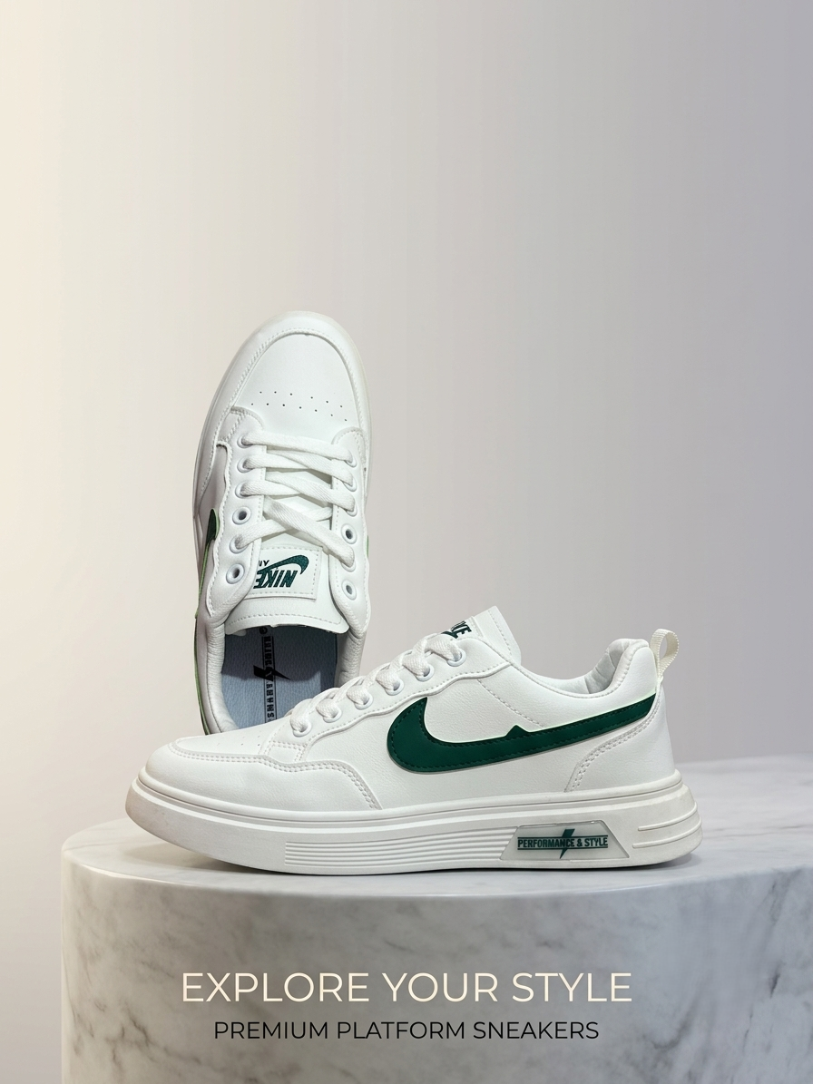 Nike SB Dunk Low Platform 'Pine Green' — Vintage Casual Streetwear Shoes