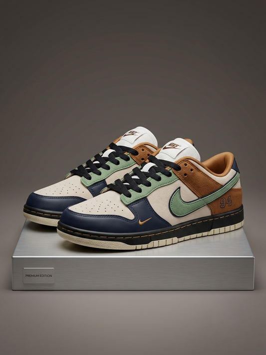 Nike Dunk Low 'Adventure 94' — Premium Multi-Color Earth Tone